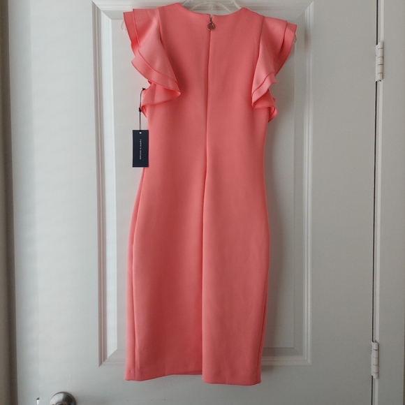NWT Tommy Hilfiger Ruffle Sleeve Dress - Picture 13 of 14
